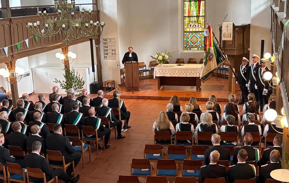 Schützenfestgottesdienst in der Lüdenhausener Kirche