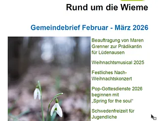 Gemeindebrief Titel Februar und März 2026